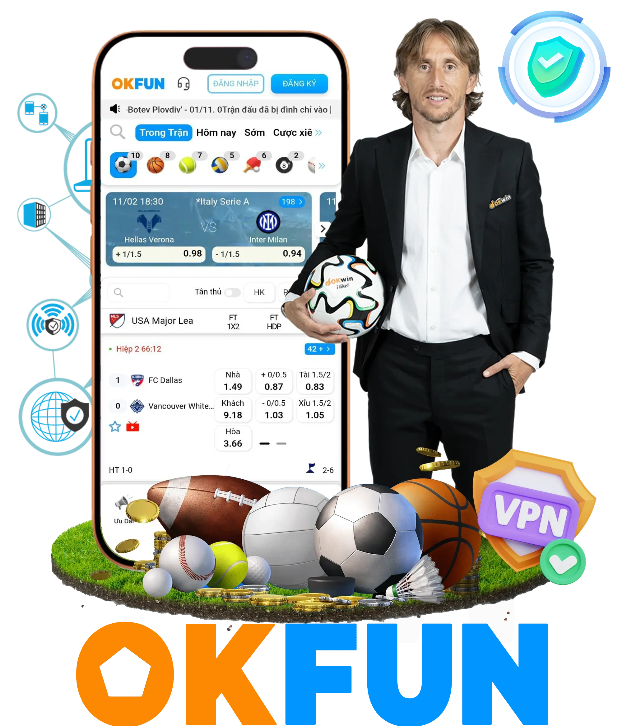 Dịch vụ ứng dụng Okfun trên di động